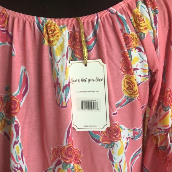 💕SIMPLY SOUTHERN💕WILD COW SKULL TASSEL DRESS💕 - Picture 8 of 10